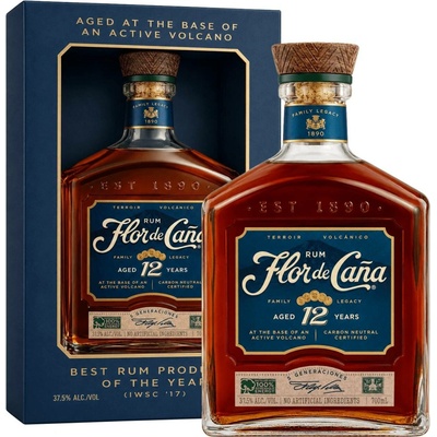 Flor de Caña 12y 37,5% 0,7 l (karton)
