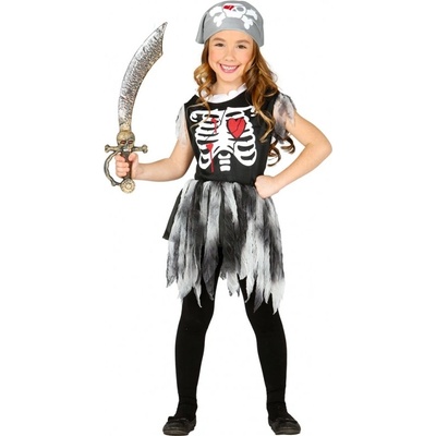 Pirátka skeleton