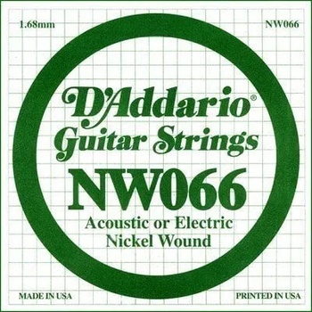 D'Addario Single XL 066 Единична струна за китара (NW066)