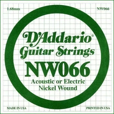 D'Addario Single XL 066 Единична струна за китара (NW066)