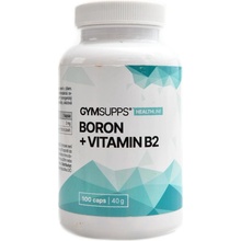 GymSupps Boron + vitamín B2 100 kapsúl