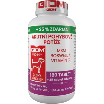 Giom Akutní pohybové potíže 180 tbl – Zboží Dáma