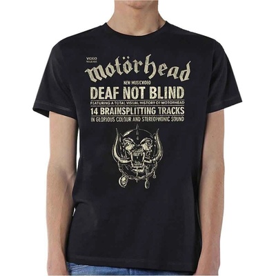 Motörhead Deaf Not Blind Black M Риза (<![CDATA[MHEADTEE44MB02]]>)