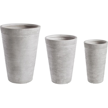 Bizzotto ДЕКОРАТИВНА САКСИЯ 3БР. graffiti БЯЛА (0790578)