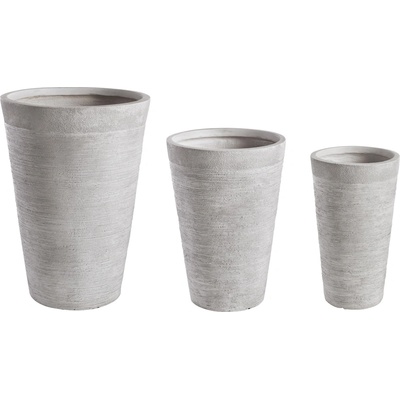 Bizzotto ДЕКОРАТИВНА САКСИЯ 3БР. graffiti БЯЛА (0790578)