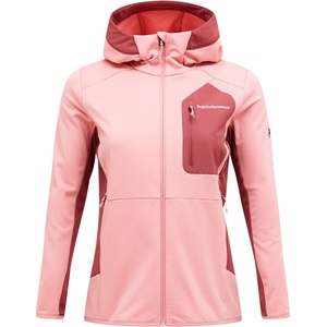 Peak Performance Дамско поларено яке Peak Performance Women's Utility Light Zip Hood Fleece jacket - Warm Blush - размер XL (105-6034-0415)