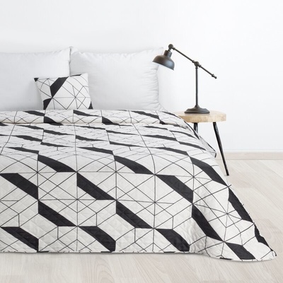 Takoy DESIGN 91 Přehoz na postel GEO 1 s geometrickým potiskem prošívaný-HF-432798 220 x 240 cm