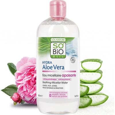 SO´BiO étic voda micelární Aloe Vera zklidňující 500 ml