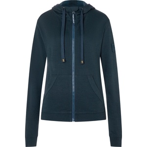 super. natural Дамско вълнено яке super. natural Women's Solution Bio Hoodie Merino hoodie - Blueberry (105-5050-0113)