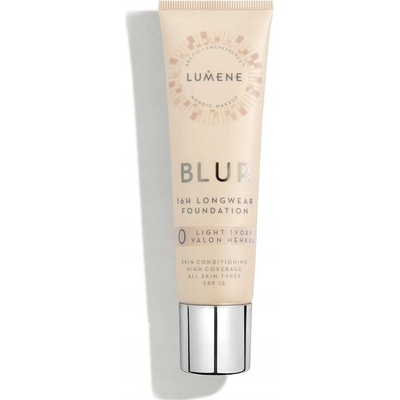 Lumene Blur 16h Longwear dlhotrvajúci make-up SPF15 0 Light Ivory 30 ml