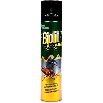 Biolit UNI spray proti muchám, komárom, švábom, mravcom a inému lietajúcemu a lezúcemu hmyzu 300 ml