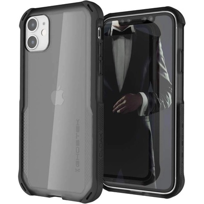 Ghostek Cloak 4 Case - хибриден удароустойчив кейс за iPhone 11 (прозрачен-черен)