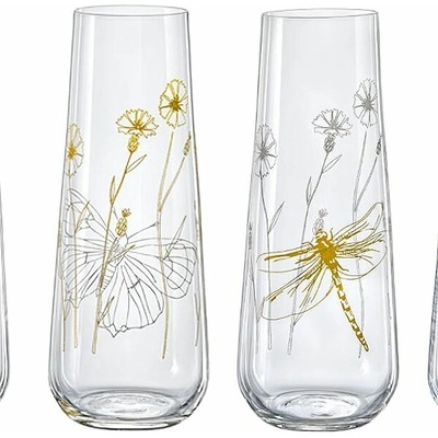 Crystalite Bohemia MEADOW prosecco 4 x 250 ml