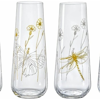 Crystalite Bohemia MEADOW prosecco 4 x 250 ml