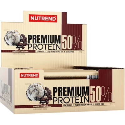 Nutrend Premium Protein Bar [16 x 50 грама] Бисквити с крем
