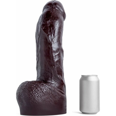 Mr. Hankey’s Toys Krave Melanin XXL, prémiové silikónové dildo s Vac-U-Lock 37,2 x 8,3–9,5 cm