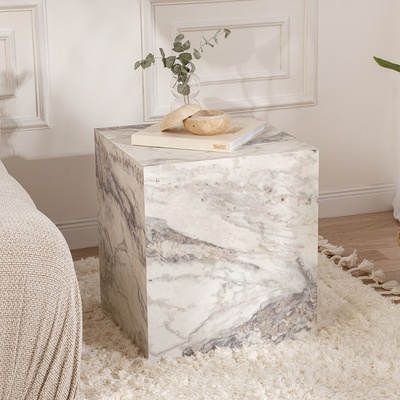 ASG Kiva - помощна масичка МДФ мрамор (8684282849438)