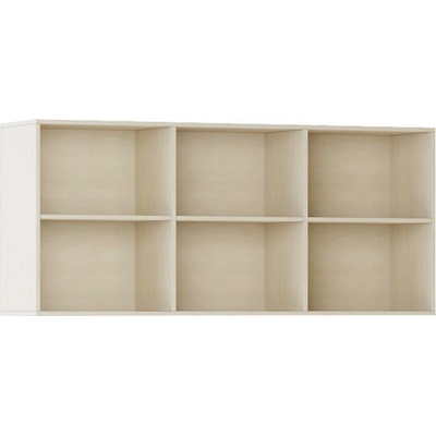 Knižnica INTEGRO policová vyššia, 835x1750x400 mm, 6 políc, breza