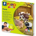 STAEDTLER Комплект глина Staedtler Fimo Kids - Farm, 4 x 42 g (23850-А-FARM)