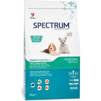Spectrum Puppy Starter 30 - Пълноценна храна за кученца от всички породи на възраст от 3 до 10 седмици и израснали женски по време на бременност и кърмене 3 кг