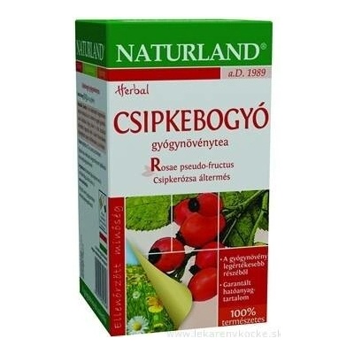 Naturland šípkový čaj ovocný čaj 20 x 2,5 g