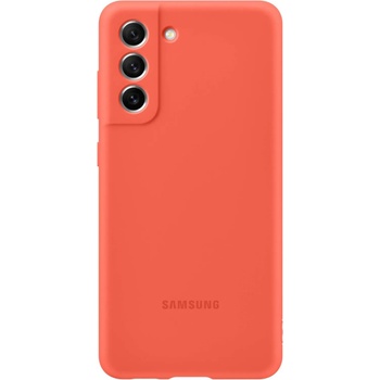 Image 1 of Samsung Оригинален гръб Samsung Silicone Cover за Samsung Galaxy S21 FE - Coral EF-PG990TPE
