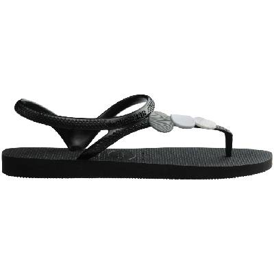 Джапанки Havaianas Women's Flash Urban Plus Ballet Rose Flip Flops - Black/Black