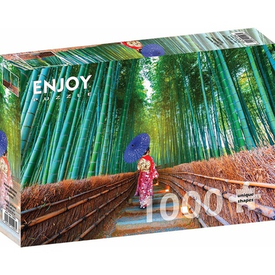 Enjoy Asijská žena v bambusovém lese 1000 dílků