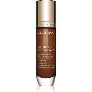 Clarins Skin Illusion Hydrating Foundation високо покривен фон дьо тен цвят 118.5N 30ml