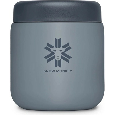 Snow Monkey termoska na jídlo Foodie Midi 480 ml tmavě šedá