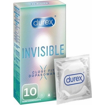 Durex Invisible Close Fit 10 ks