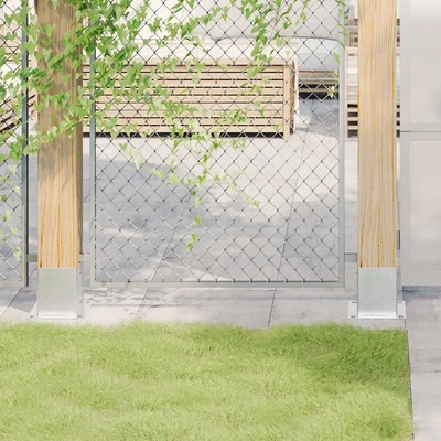 Základne stĺpikov, pozinkovaná oceľ, pre altánky, zábradlia, oplotenia 4 KS