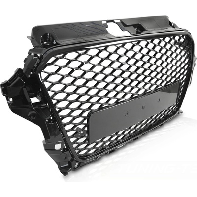Predná maska Audi A3 8V 12-16 Sport Style Glossy Black PDC