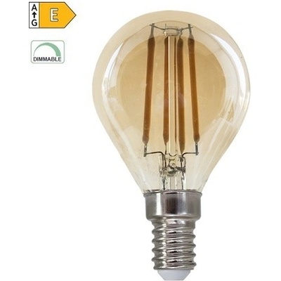 Diolamp LED Filament Mini Globe žárovka čirá G45 5W/230V/E14/2700K/680Lm/360°/Dim