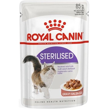 Royal Canin Sterilised - Мокра храна за котки в сос 85 гр