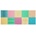 Ortek Масажна подложка Puzzle Mix Pastel 10 елемента (12808)