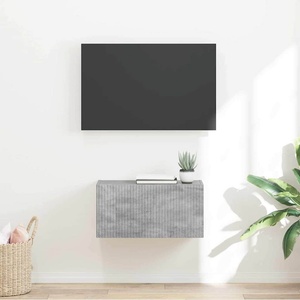 vidaXL TV стенен шкаф 60 x 31 x 29, 5 cm Бетонно сиво (892195)