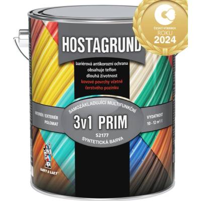 Hostagrund prim 3v1 S2177 základní i vrchní barva na kov, 0440 modrá, 2,5L