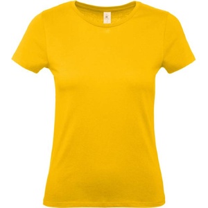 B&C Collection B&c e150 / Дамска тениска с обло деколте - златна xs (01002t21000)