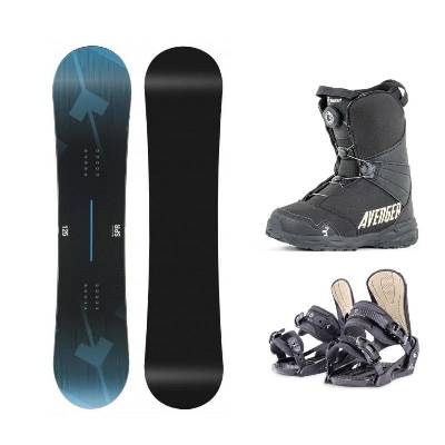Hatchey SPR Junior blue snowboard + Beany Junior vázání + Beany Avenger BS boty - 130 cm + S - EU 36-38
