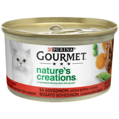 Gourmet Nature's Creations, с високо съдържание на говеждо - 2.04кг
