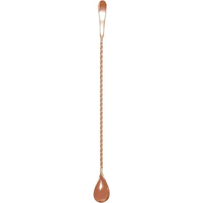 Nerezová barová lžička Hoffman Cocktail Kingdom v měděném provedení 43,5 cm