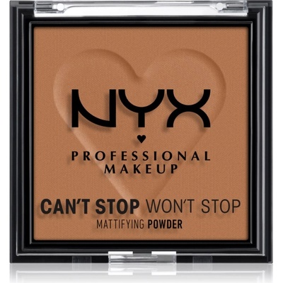 NYX Professional Makeup Can't Stop Won't Stop Mattifying Powder матираща пудра цвят 08 Mocha 6 гр