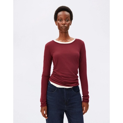Armedangels Einiaara Soft Longsleeve 3639 velvet red XS