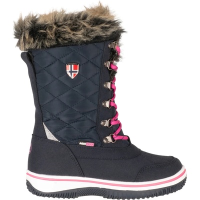 Trollkids Детски зимни ботуши Trollkids Girl's Holmenkollen Snow Boots XT Winter boots - Navy / Magenta - размер 38 (EU) (702-4702-0121)