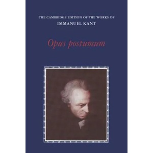 Opus Postumum | Immanuel Kant (ISBN: 9780521319287)