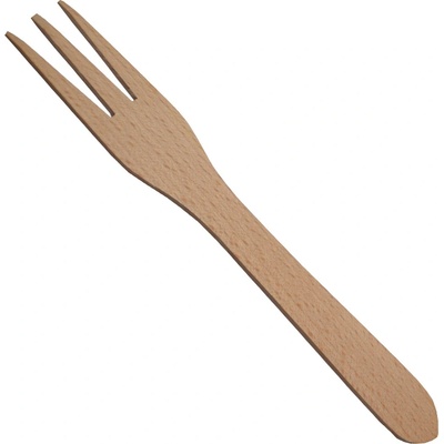 Drevená trojzubá vidlička 21 cm