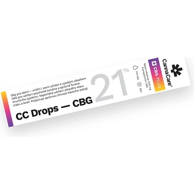 CannaCare Kvapky CC Drops s CBG 21% 7 ml