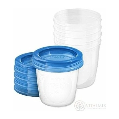 AVENT nové VIA pohárky s víčky 180 ml 5 ks