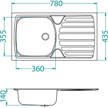 Alveus BASIC 170 DEKOR F